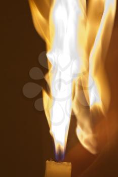 candle and fire ghost