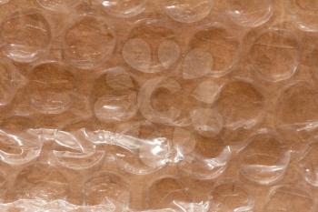 background of cellophane with bubbles