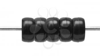 abacus on a white background
