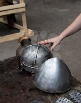 Russian knights helmet