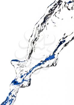 beautiful water on a white background