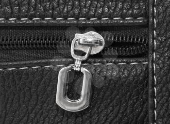 the lock on the zipper. macro