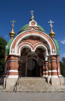Peter and Paul orthodox chapel in Lipetsk, Russia