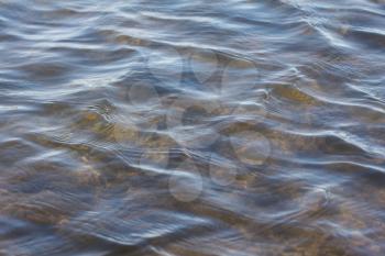 background of the surface of the lake water
