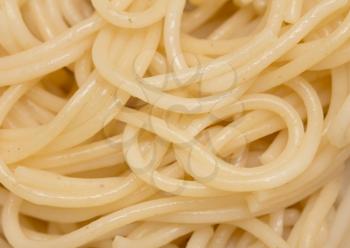 background of cooked pasta