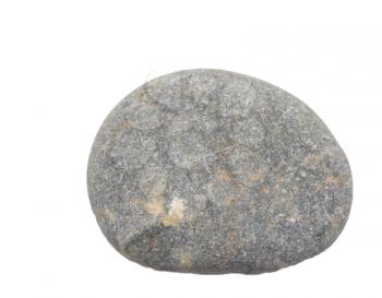 one stone on a white background
