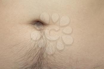 Male hairs belly, bellybutton