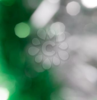 background of green holiday bokeh