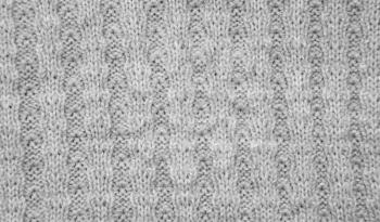 background of gray knitted fabrics. texture