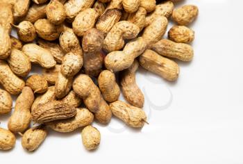 Background of peanuts. macro