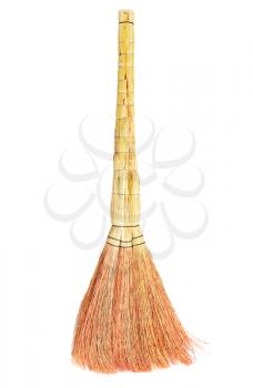 broom on white background