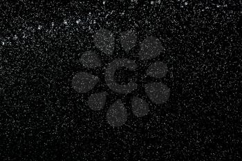 Drops of rain on a black background
