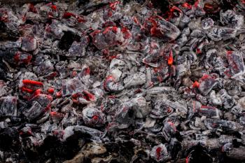 abstract background burning coals. texture