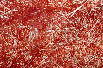 background of red plastic plywood