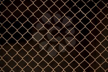 background of rusty grid