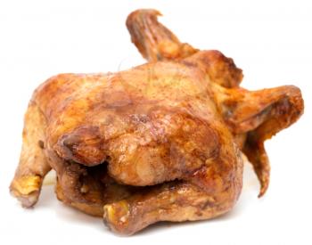 grilled chicken on a white background