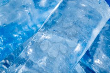 background of cold ice. macro