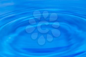 Blue circle water ripple background