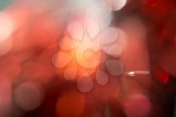 Red  holiday bokeh. Abstract Christmas background