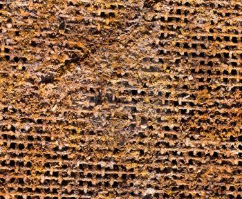 background of old rusty iron