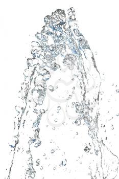 abstract background. with splashes of water on a white background