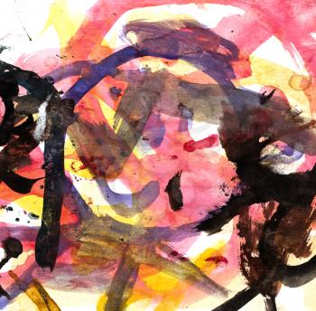 abstract background of watercolor paints