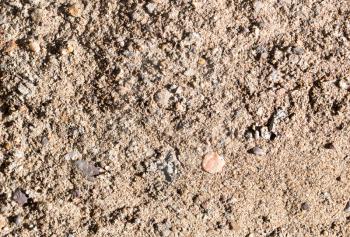 background of gravel and sand
