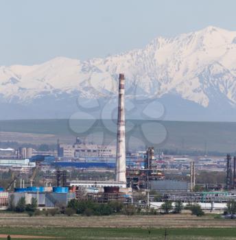 pipe plant in Shymkent. Kazakhstan
