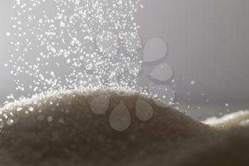 sugar as a background. macro