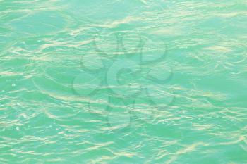 background turquoise water surface