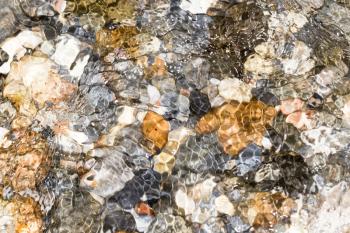 Background of water and stone