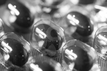 medical pills. close-up