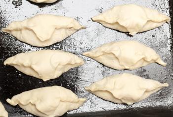 modeling dough pies