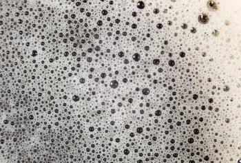 coffee foam. close-up