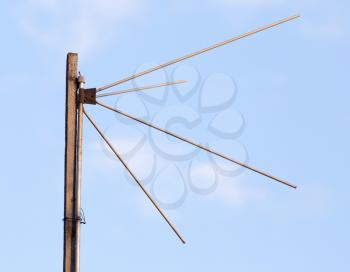 antenna on a background of blue sky