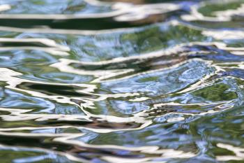 abstract colored surface of the water