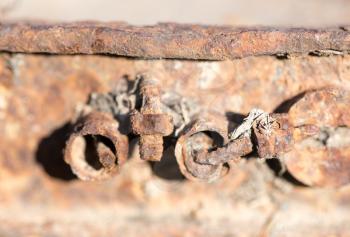 old rusty nail