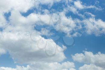 beautiful clouds on a blue sky