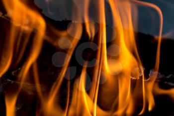 abstract background . flames of fire