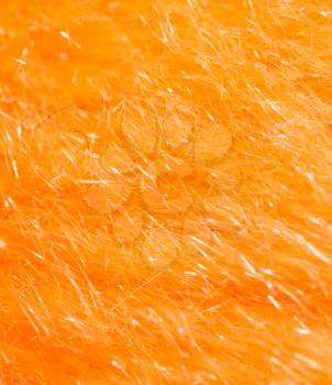 orange fur as background. macro