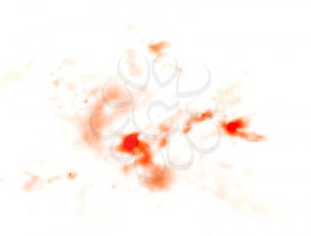 blood stains on a white background
