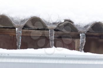 ice on the roof