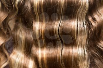 wavy hair as a background. texture