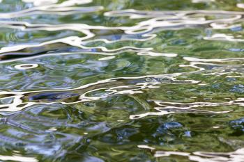 abstract surface of the water