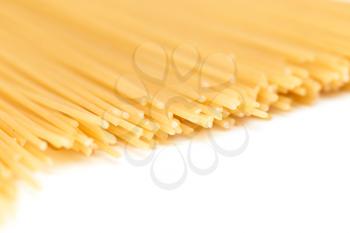 Noodles on a white background