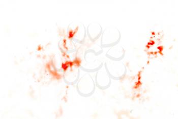 blood stains on a white background