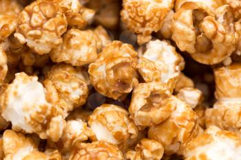 popcorn as a background. macro