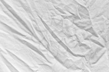 wrinkled white cloth as background