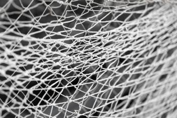 old fishing net as background