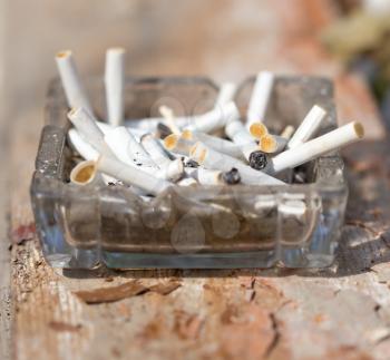 cigarette in an ashtray